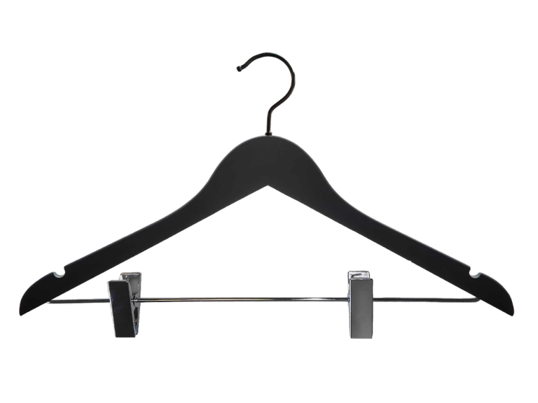 perchas de madera para tienda