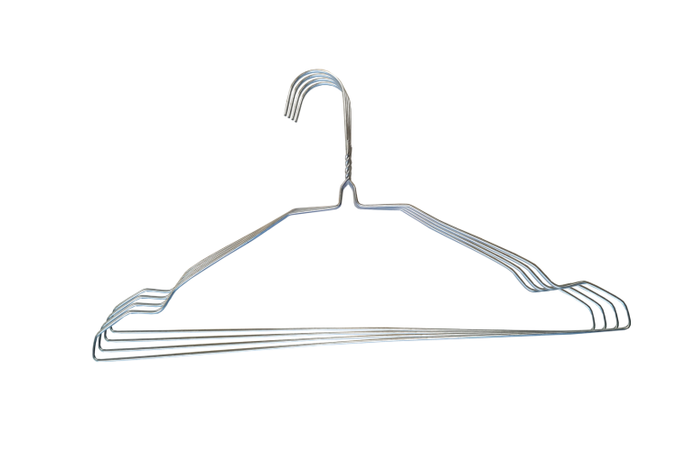 perchas metálicas tintoreria